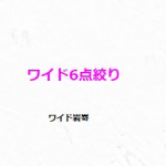 【11/29販売終了】ワイド6点絞り