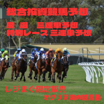 特別レース三連単予想