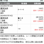 複勝勝ち