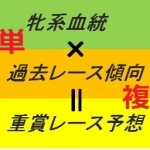 【単勝・複勝ver.】牝系血統×過去レース傾向＝重賞レース予想（全重賞パックセット）